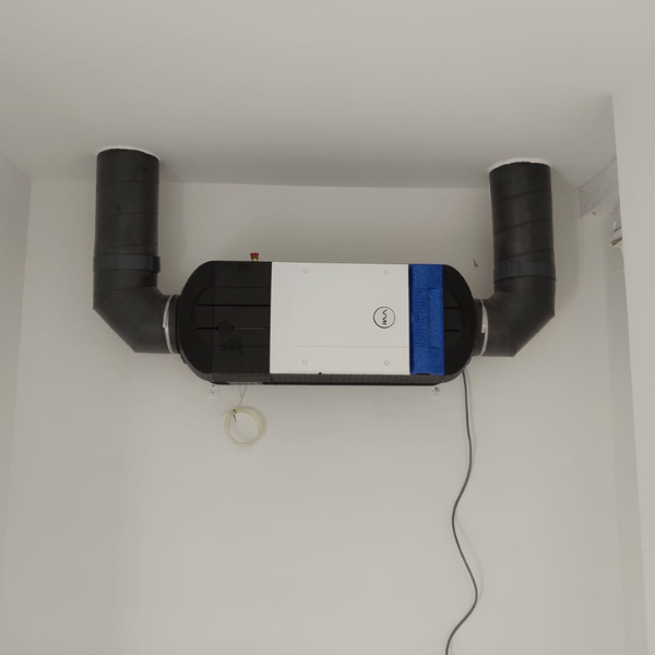 Installation d'une VMI Purevent HydroAir maison neuve