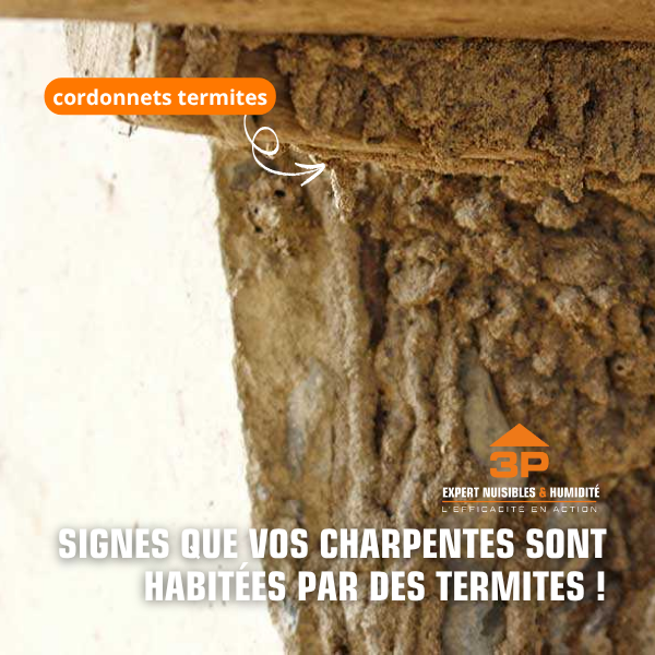 Technicien réalisant un diagnostic termites dans une maison